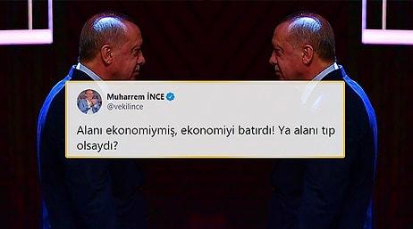 Muharrem İnce'den 'Alanım Ekonomi' Diyen Erdoğan'a: 'Ekonomiyi Batırdı; ya Alanı Tıp Olsaydı?'
