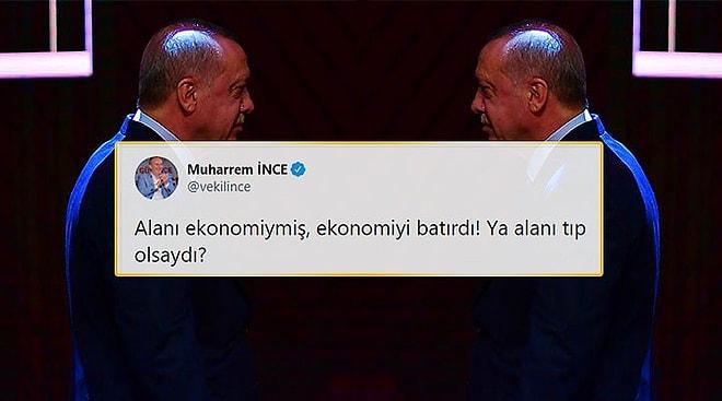 Muharrem İnce'den 'Alanım Ekonomi' Diyen Erdoğan'a: 'Ekonomiyi Batırdı; ya Alanı Tıp Olsaydı?'