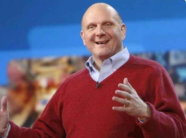 Dünyanın en zengin insanlarından biri olan Steve Ballmer Microsoft'ta uzun yıllar boyunca CEO olarak çalışmıştır.