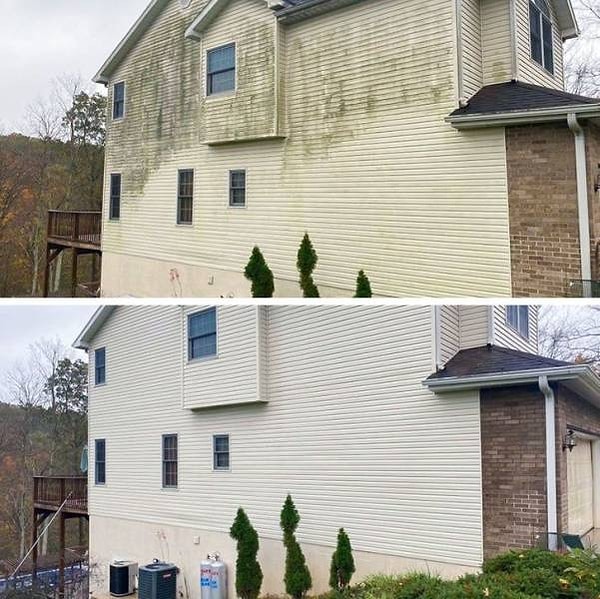 4. "Мы всего лишь хорошенько помыли фасад нашего дома, и теперь он выглядит так, словно его только что покрасили!"