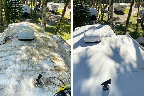 14. "Немного стыдно признавать, что именно так выглядел мой дом на колесах после полутора лет использования".