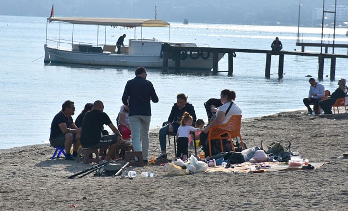 Marmaris'te Plaj ve Parklarda Piknik Yapmak, Toplu Oturmak Yasaklandı