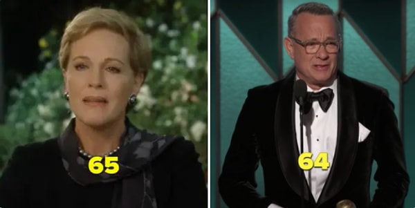 9. Том Хэнкс практически того же возраста, в котором была Джули Эндрюс, когда она сыграла королеву Клариссу Ренальди в «Дневниках принцессы».