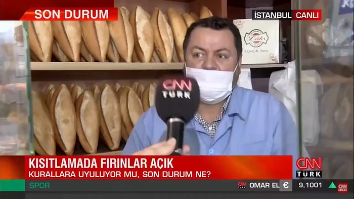 Pahalılıktan Yakınan Fırıncının Sözünü Keserek Röportajı Bitiren CNN Türk Muhabiri