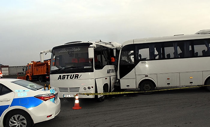 Tekirdağ'da İşçi Servisi Midibüsler Çarpıştı: 19 Yaralı