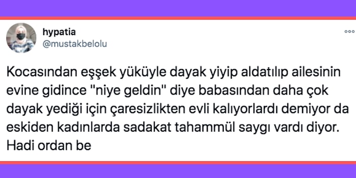 Eskiden Kadınların Sadık Oldukları İçin Boşanmadıklarını Düşünenlere Ders Gibi Cevaplar ve Örnekler