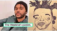 Ünlü Şarkıcı The Weeknd Bir Hayranının Çizdiği Portreyi Instagram Profil Fotoğrafı Yaptı!