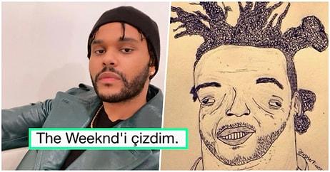 Ünlü Şarkıcı The Weeknd Bir Hayranının Çizdiği Portreyi Instagram Profil Fotoğrafı Yaptı!