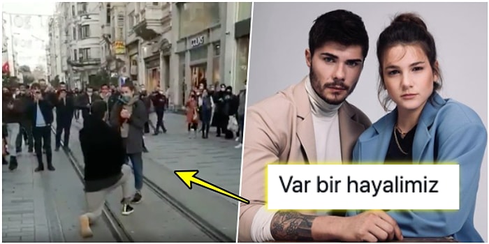 Bu Ne Hız?! Barış Murat Yağcı İstiklal'in Ortasında Nisa Bölükbaşı'na Evlilik Teklif Etti