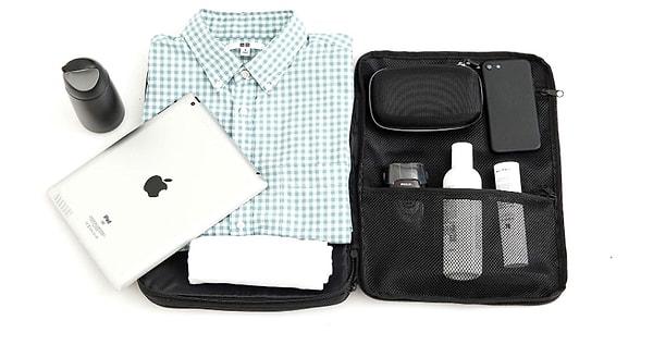 15. Bu çanta düzenleyici sayesinde valize sırt çantasına sığmak çok daha kolay olacak.