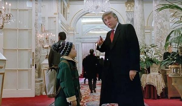 Trump'ın 'Evde Tek Başına 2' filminde kısa da olsa rolü bulunuyor...