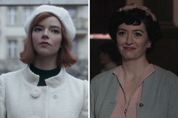 13. Ближе к концу, оттенки помады Бет стали похожи на те, которые использовала Альма