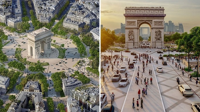 Париж планирует превратить Champs Elysees в огромный сад протяженностью 1,6 км