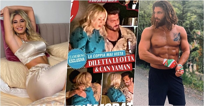 Yeni Çiftimiz Hayırlı Olsun! Can Yaman ve İtalyan Sunucu Diletta Leotta'nın Aşk Yaşadığı İddia Ediliyor