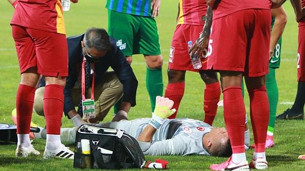 Geçen sezon Çaykur Rizespor maçında tibia ve fibula kemikleri kırılan Fernando Muslera sahalara geri dönüyor...