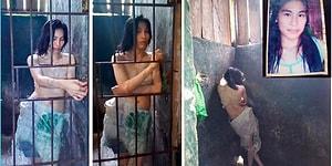 Родственники держат 29-летнюю филиппинку в клетке на протяжение пяти лет, после того, как не смогли оплатить ее лечение в психиатрической клинике