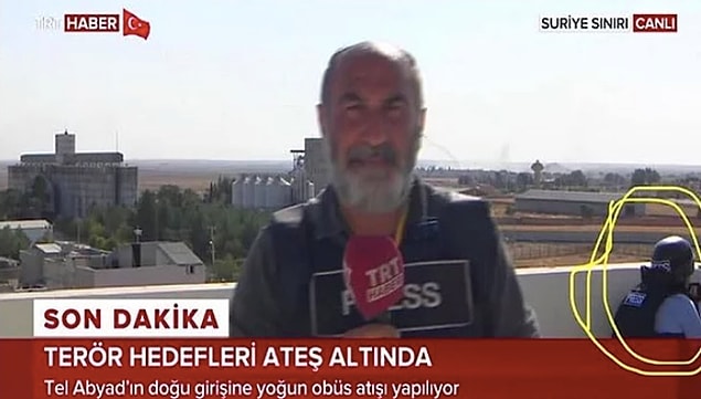Tabii TRT Haber'in paralel görüntüsü foyayı ortaya çıkardı.
