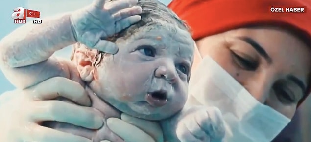 17. Doğar doğmaz asker selamı veren Aras Bebek!