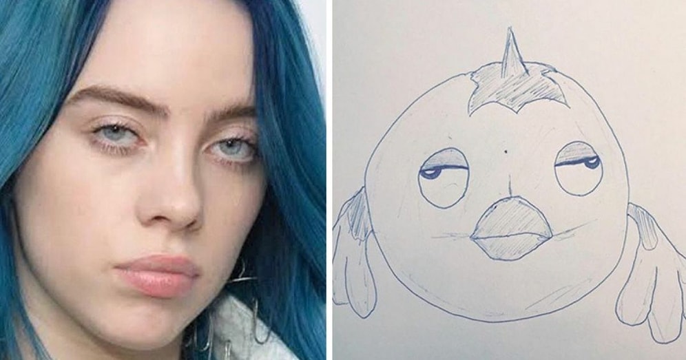 Художник с гордостью создает "худшие" фан-арт-портреты этих известных людей, и вот 20 его работ