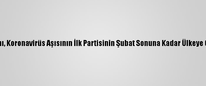 Tunus Sağlık Bakanı, Koronavirüs Aşısının İlk Partisinin Şubat Sonuna Kadar Ülkeye Geleceğini Açıkladı