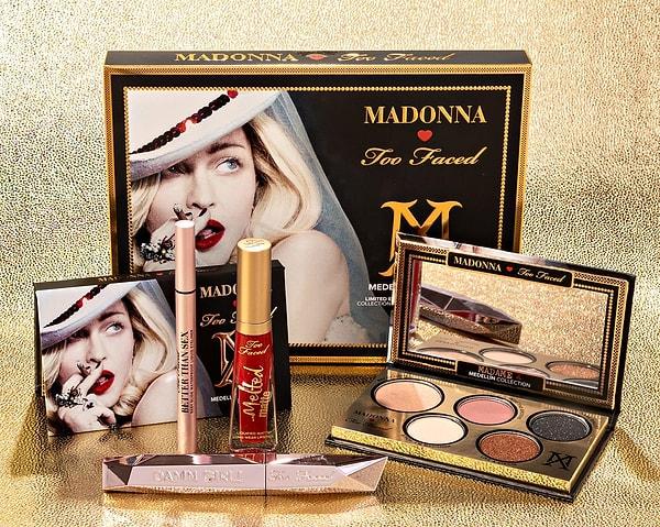 11. Madonna da Too Face markası ile birlikte ürün çıkaranlardan. Too Faced marka her şeye bayılırım ben, Madonna'ya da...