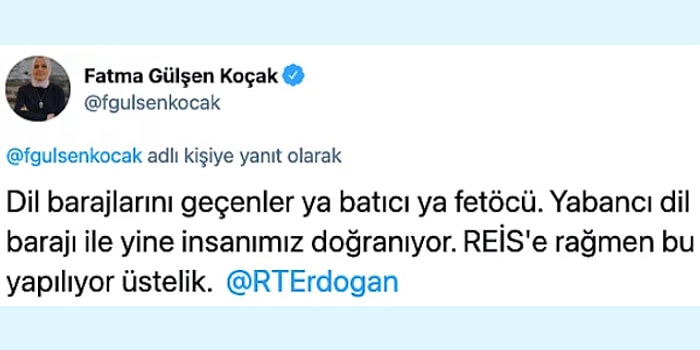 "Dil Barajını Geçenler Fetöcü" Tweetiyle Cehalette Master Yapan Akit Yazarı