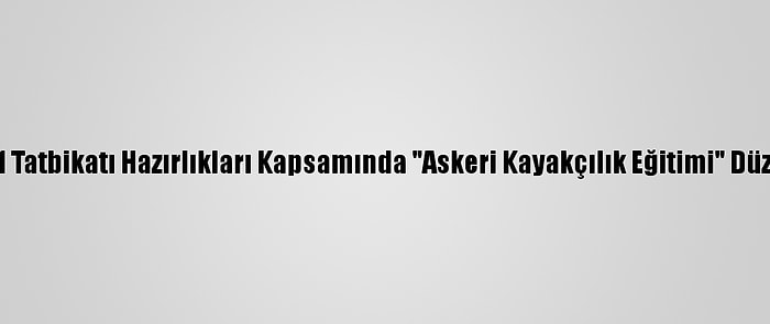 Kış-2021 Tatbikatı Hazırlıkları Kapsamında "Askeri Kayakçılık Eğitimi" Düzenlendi