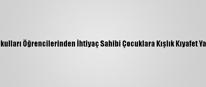 Nun Okulları Öğrencilerinden İhtiyaç Sahibi Çocuklara Kışlık Kıyafet Yardımı