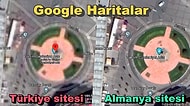 Taksim'in Uydu Görüntüsü Google'ın Türkiye Uzantısında Neden Bulanık da Alman Sitesinde Cam Gibi?