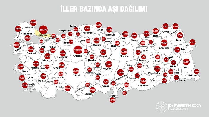 Bakan Koca Haritayı Paylaştı! Pazartesiden İtibaren İl Bazında Takip Edilebilecek