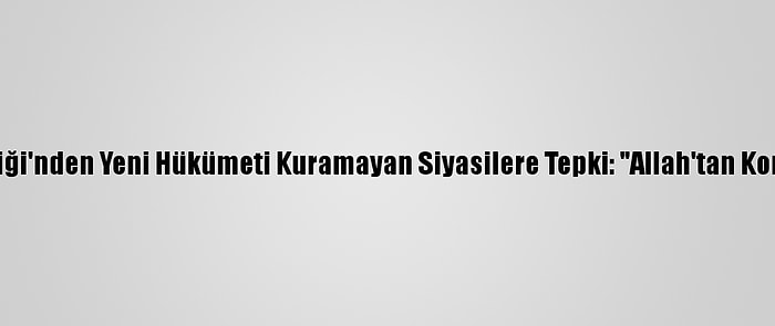 Lübnan Maruni Patriği'nden Yeni Hükümeti Kuramayan Siyasilere Tepki: "Allah'tan Korkmuyor Musunuz?"