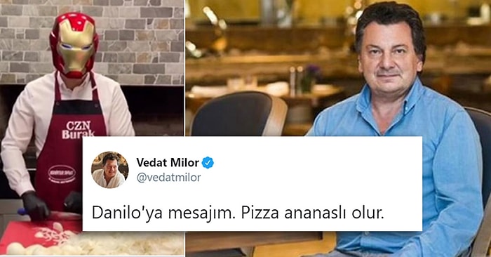 CZN Burak ve Danilo Zanna'nın da Payını Aldığı Vedat Milor'un İronik ve Eğlenceli Tweetleri