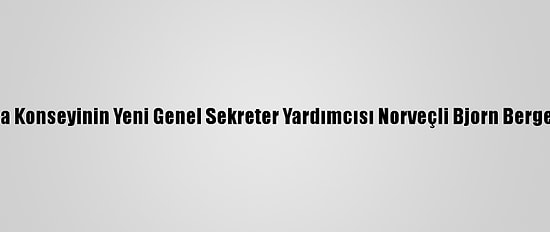 Avrupa Konseyinin Yeni Genel Sekreter Yardımcısı Norveçli Bjorn Berge Oldu