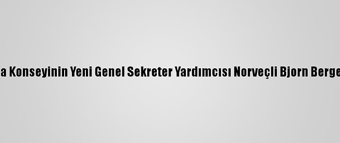 Avrupa Konseyinin Yeni Genel Sekreter Yardımcısı Norveçli Bjorn Berge Oldu
