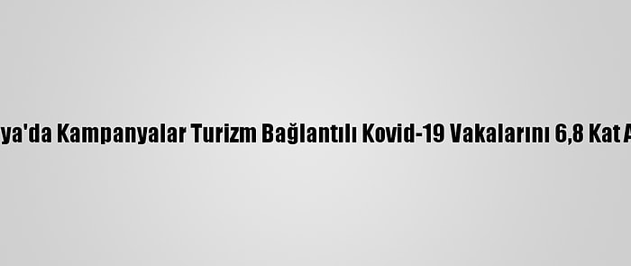 Japonya'da Kampanyalar Turizm Bağlantılı Kovid-19 Vakalarını 6,8 Kat Artırdı