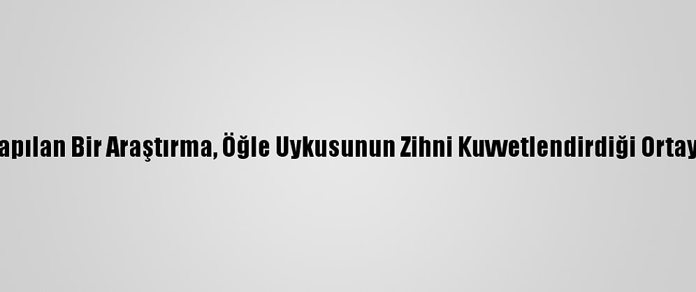 Çin'de Yapılan Bir Araştırma, Öğle Uykusunun Zihni Kuvvetlendirdiği Ortaya Koydu