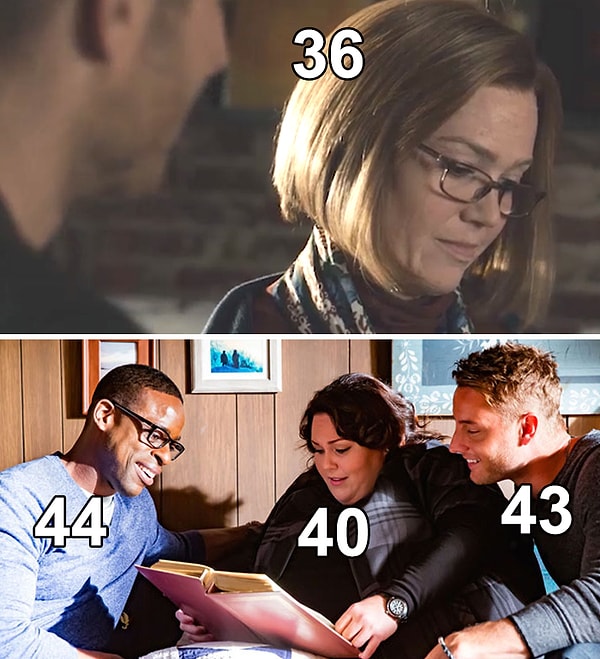 1. Когда Мэнди Мур снялась в фильме «Это мы», она (36 лет) была моложе всех актеров, сыгравших ее детей.