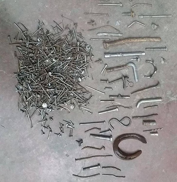 7. "Все это было найдено в шинах наших клиентов за последние 5 лет".