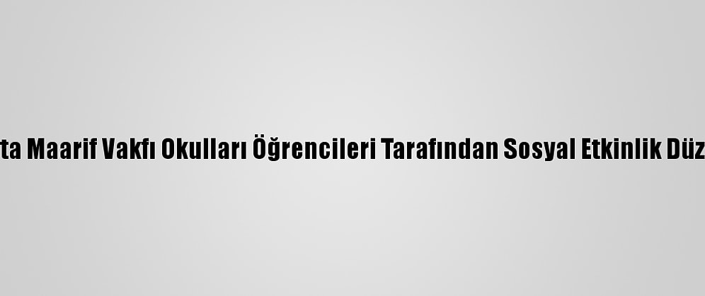 Bağdat'ta Maarif Vakfı Okulları Öğrencileri Tarafından Sosyal Etkinlik Düzenlendi