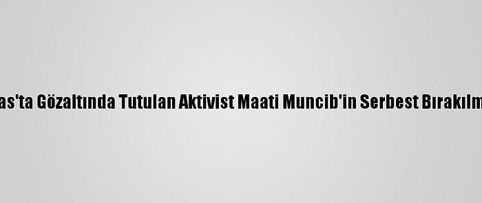 Uluslararası Af Örgütü, Fas'ta Gözaltında Tutulan Aktivist Maati Muncib'in Serbest Bırakılması Çağrısında Bulundu