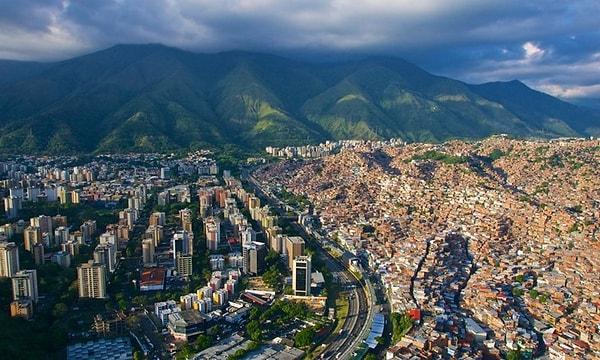 En tehlikeli şehir Venezuela'nın başkenti Karakas