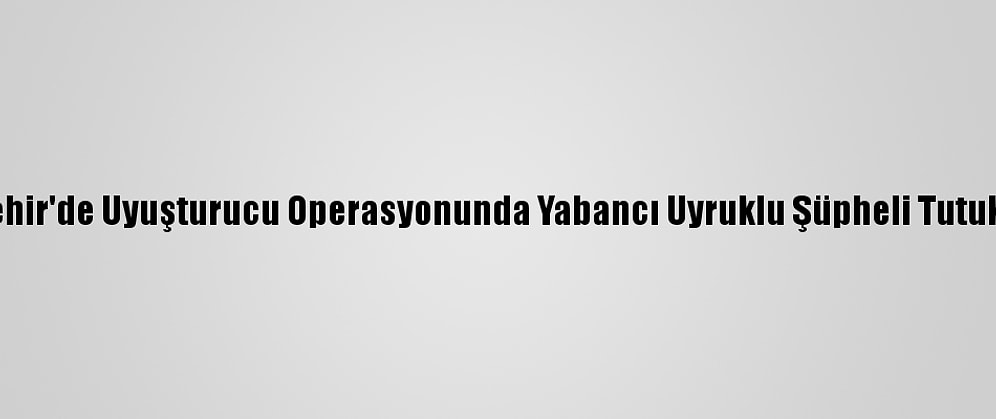 Nevşehir'de Uyuşturucu Operasyonunda Yabancı Uyruklu Şüpheli Tutuklandı
