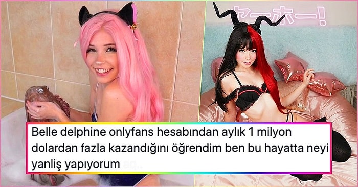 Bu İşin Suyu Çıkmış: Yetişkin Film Yıldızı Belle Delphine Banyo Suyunu Satarak 1 Ayda 9 Milyon Lira Kazandı