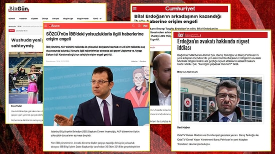 Wushu Skandalı, Yolsuzluk İddiaları... Son Bir Ayda Erişim Engeli Getirilen Haber Başlıkları