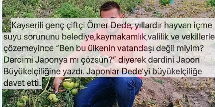 Bu da Bizim Ayıbımız Olsun! Yıllardır Su Sorunu Çözülmeyen Türk Çiftçiye Japonya Sahip Çıktı