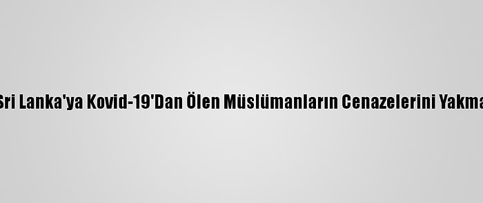 ABD'li Senatör Van Hollen, "Sri Lanka'ya Kovid-19'Dan Ölen Müslümanların Cenazelerini Yakmaması" Çağrısında Bulundu: