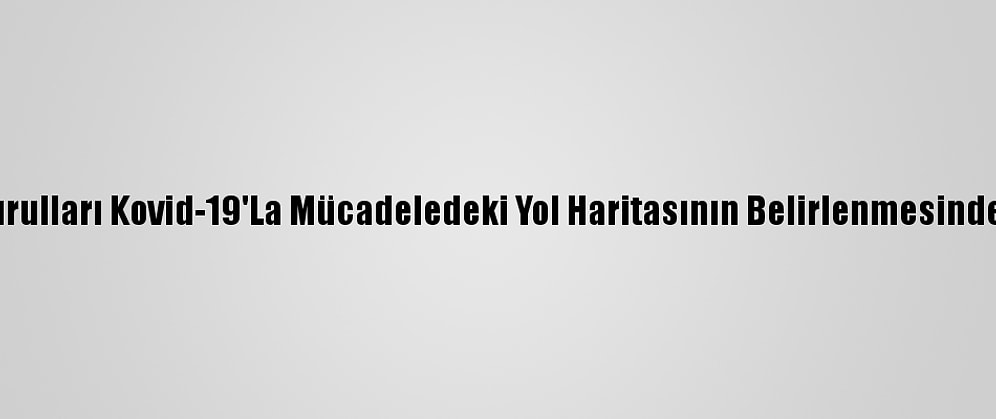 Grafikli - Bilim Kurulları Kovid-19'La Mücadeledeki Yol Haritasının Belirlenmesinde Etkin Rol Oynadı