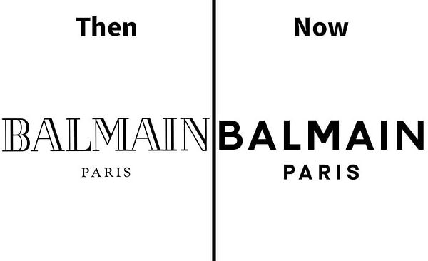 23. Balmain "до и после"