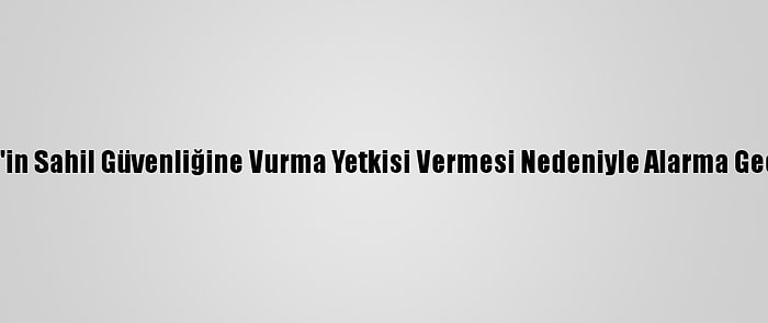 Japonya'nın, Çin'in Sahil Güvenliğine Vurma Yetkisi Vermesi Nedeniyle Alarma Geçtiği İddia Edildi