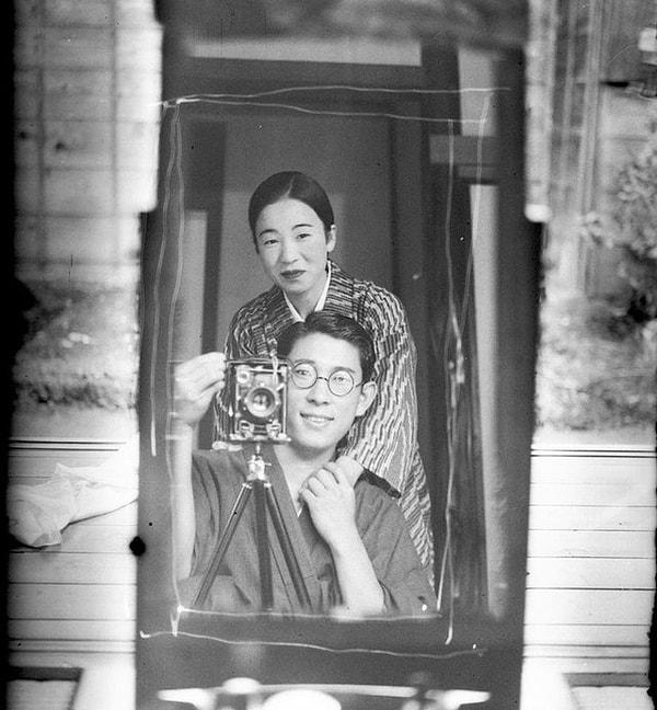 3. Aynadan çekilen fotoğrafların ilklerinden, 100 yıl önce Japonya.